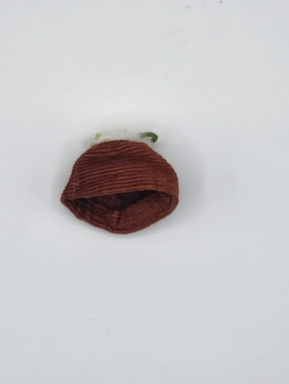 Vintage Barbie Handmade Corduroy Coat Hat Purse Set Brown Rust